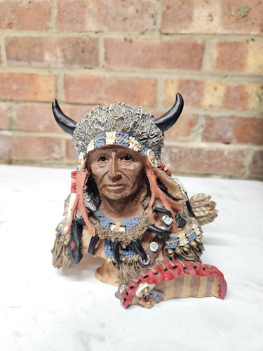 Native american indian bust - american,