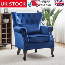 Upholstered Sapphire Blue