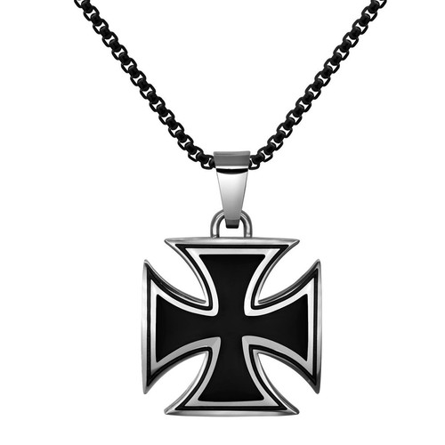 Iron cross pendant with - cross, or