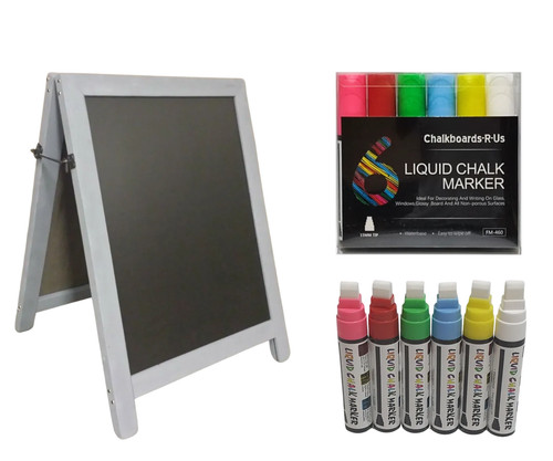 Chalkboard pavement board - pavement,