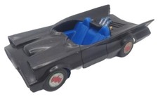 VINTAGE ORIGINAL MEGO 1976 BLACK w/ BLUE INTERIOR BATMOBILE MODEL TOY VEHICLE