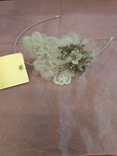 Tiara side band  boho Richard designs Diamante Headpiece Jewellery UK wedding 9