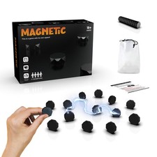 Magnetic Chess Game,Magnetic Game With String,Travel Chess Game for Adults,Educ
