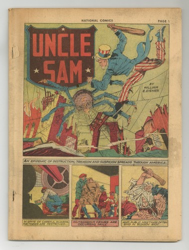 National comics coverless - national,