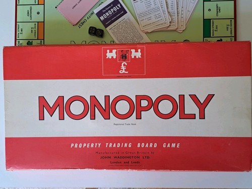 Vintage monopoly board game - monopoly,