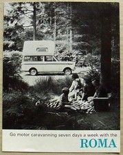 BEDFORD ROMA MOTOR CARAVAN Sales Brochure Mid/Late 1960s