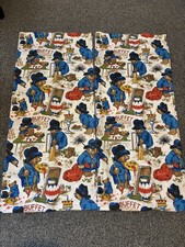 Paddington Bear Vintage  Childrens Curtains. VGC