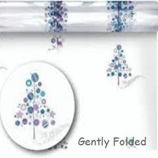 CHRISTMAS CELLOPHANE  Cellophane gift wrap CHRISTMAS HAMPER FLOWERS  CANDLES