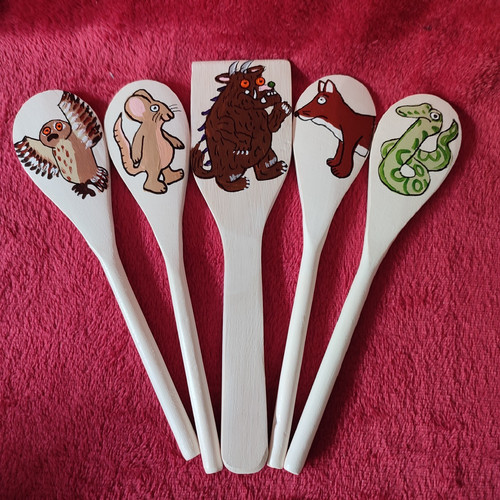 Gruffalo hand painted story - gruffalo,