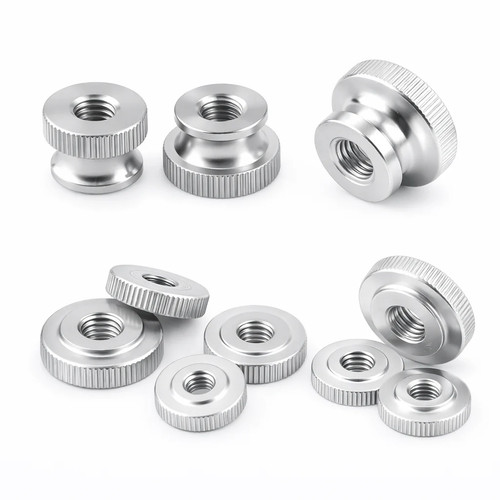 Steel knurled thumb nut m4 - steel,