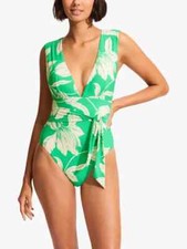 Seafolly Fleur De Bloom V Neck