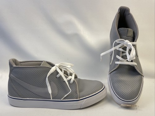 Nike toki grey leather chukka - toki,