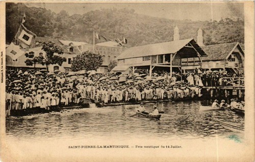 Cpa saint pierre fete nautique - pierre,