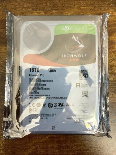 Seagate ironwolf pro - ironwolf, 16tb