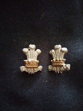 Pair of Leinster Regiment Collar Badges