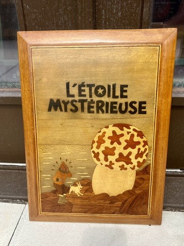 Wooden french tintin - wooden, book