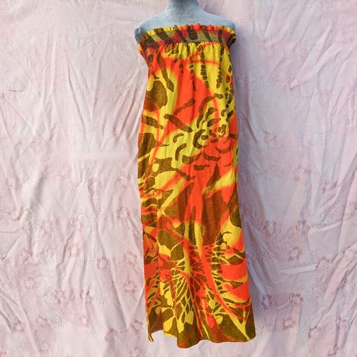Vintage 70s hawaiian strapless - 70s,