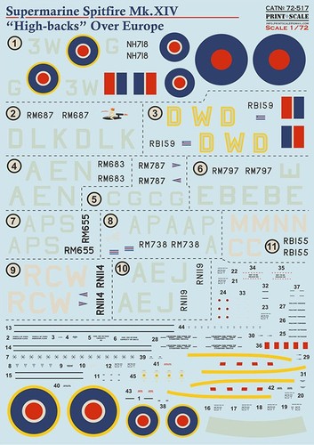 Supermarine spitfire - 1/72,