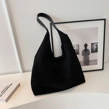 Women Suede Tote Bag Shoulder