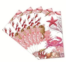 4 x Single Table Paper Napkins,Decoupage/Craft/Vintage/art/ Crab / 40 x 30