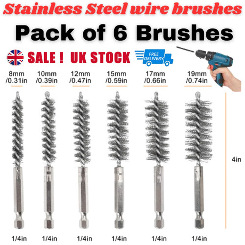 6pc stainless steel - 6pc, wire