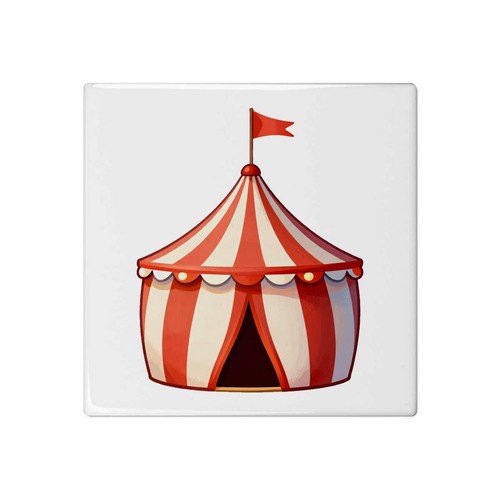 Circus tent ceramic tile - 'circus,