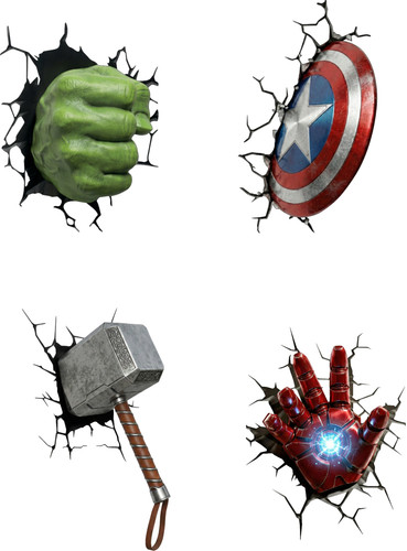 Set superhero wall - 4,