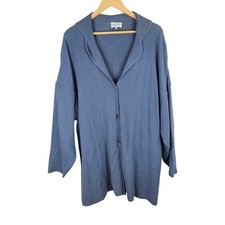Penny Plain Blue Cardigan XL