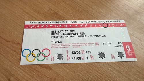Ticket 1992 winter olympics - 1992,