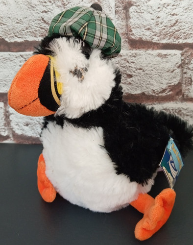 Plush puffin with cape - plush,