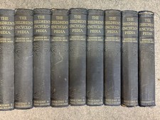 The Children's Encyclopedia Full set 1-10 Arthur Mee- very good- all for charity