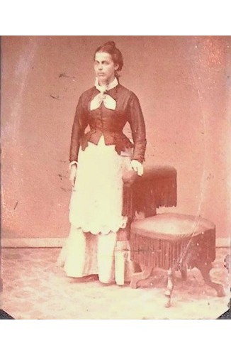 1870s tintype photograph young - 1870s, photograph-young
