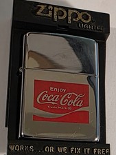 Very rare 1989 zippo - 1989, 'coca
