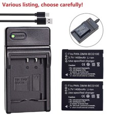 Battery or charger for Panasonic Lumix DMC-TZ10 DMC-ZS5K DMC-ZX3R DMC-ZS8 ZS5