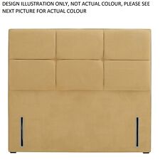 HYPNOS Super King Headboard Fiona Euro Wide 180cm 6FT in Pewter Haze RRP £995