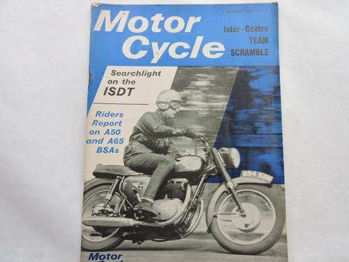 October 1965 the motor cycle - motor,