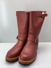 WESCO Boots Leather Reddih Brown Custom Engineer Boots Size 8.5D
