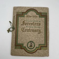 1934. Booklet. Ancient Order