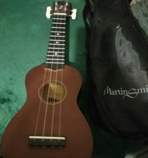 1x HANDMADE Ukelele STAGG with MARTIN SMITH bag wood not used VGC SUPER