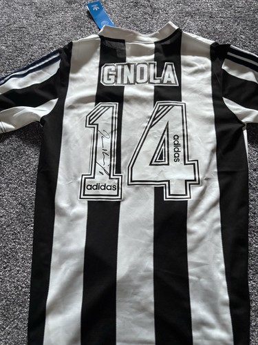 David ginola signed newcastle - signed,
