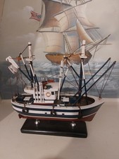 Vintage Wooden Model Fishing