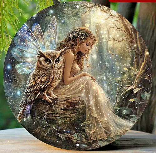Woodland forest fairy owl - forest,