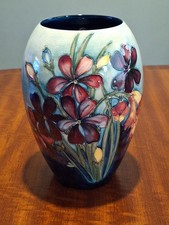 ☆Rare☆ Vintage Moorcroft Spring Flowers Vase  21cm ~ Excellent Condition 