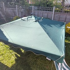 3 x 3(m) Garden Metal Leg Gazebo Party BBQ Canopy Tent Shelter. Used See Descn