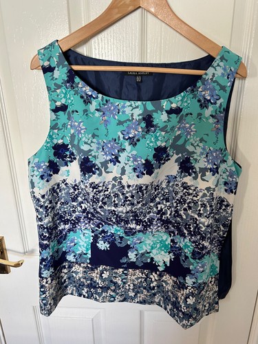 Ladies blue floral - blue, 18