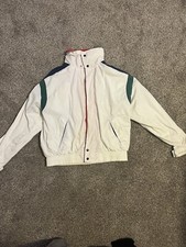VINTAGE World American Design Windbreaker Men's Large Retro Colorblock Jacket