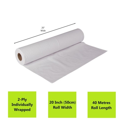 White couch roll hygiene - roll, 20"