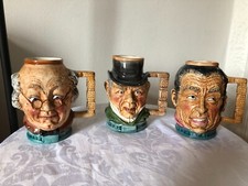 3 x  Character toby Jug /
