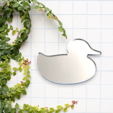 Duck shaped acrylic mirrors - shaped,