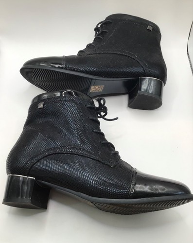Pavers patent ankle boots size - patent,